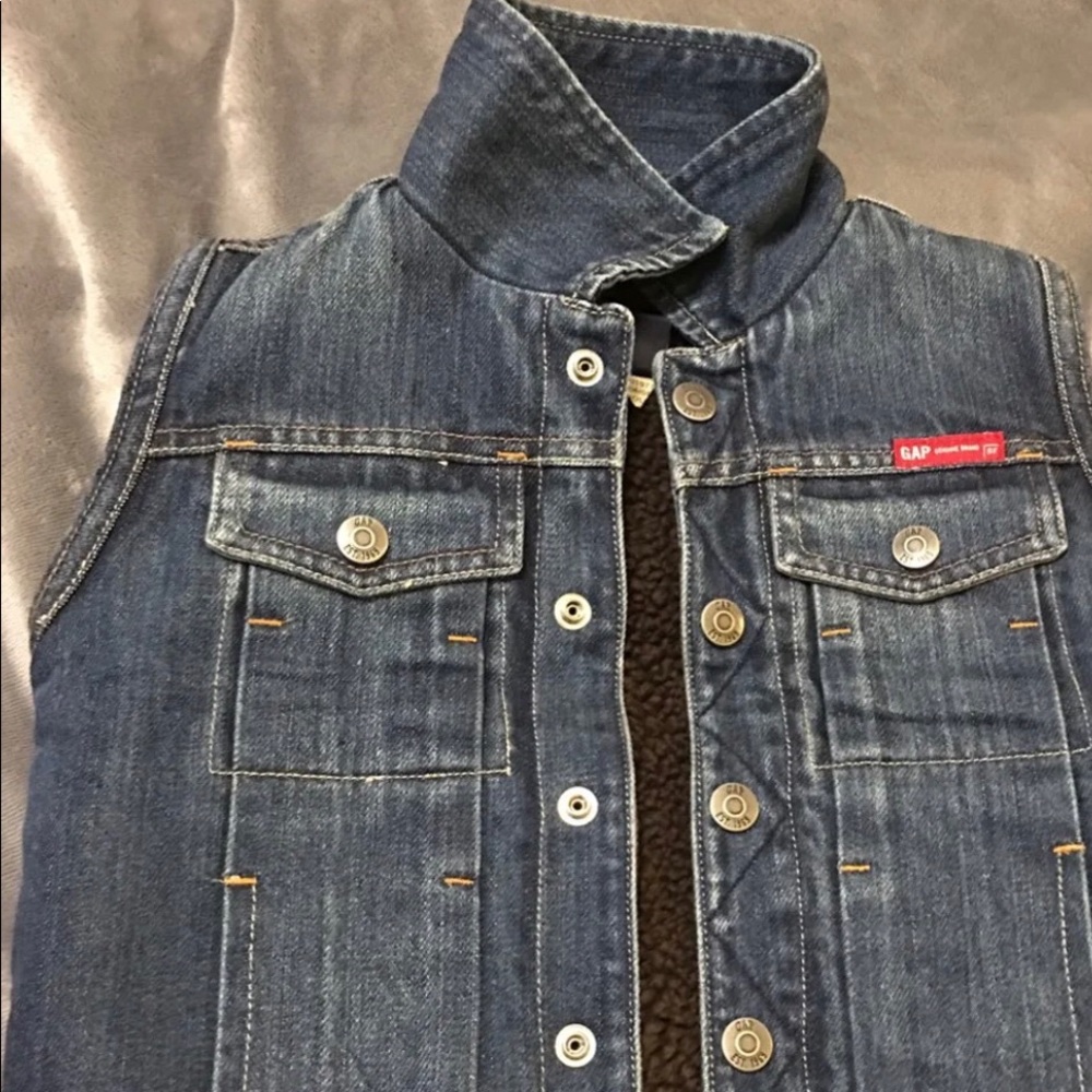 Gap Jean Fleece Jacket For Boy 3Y